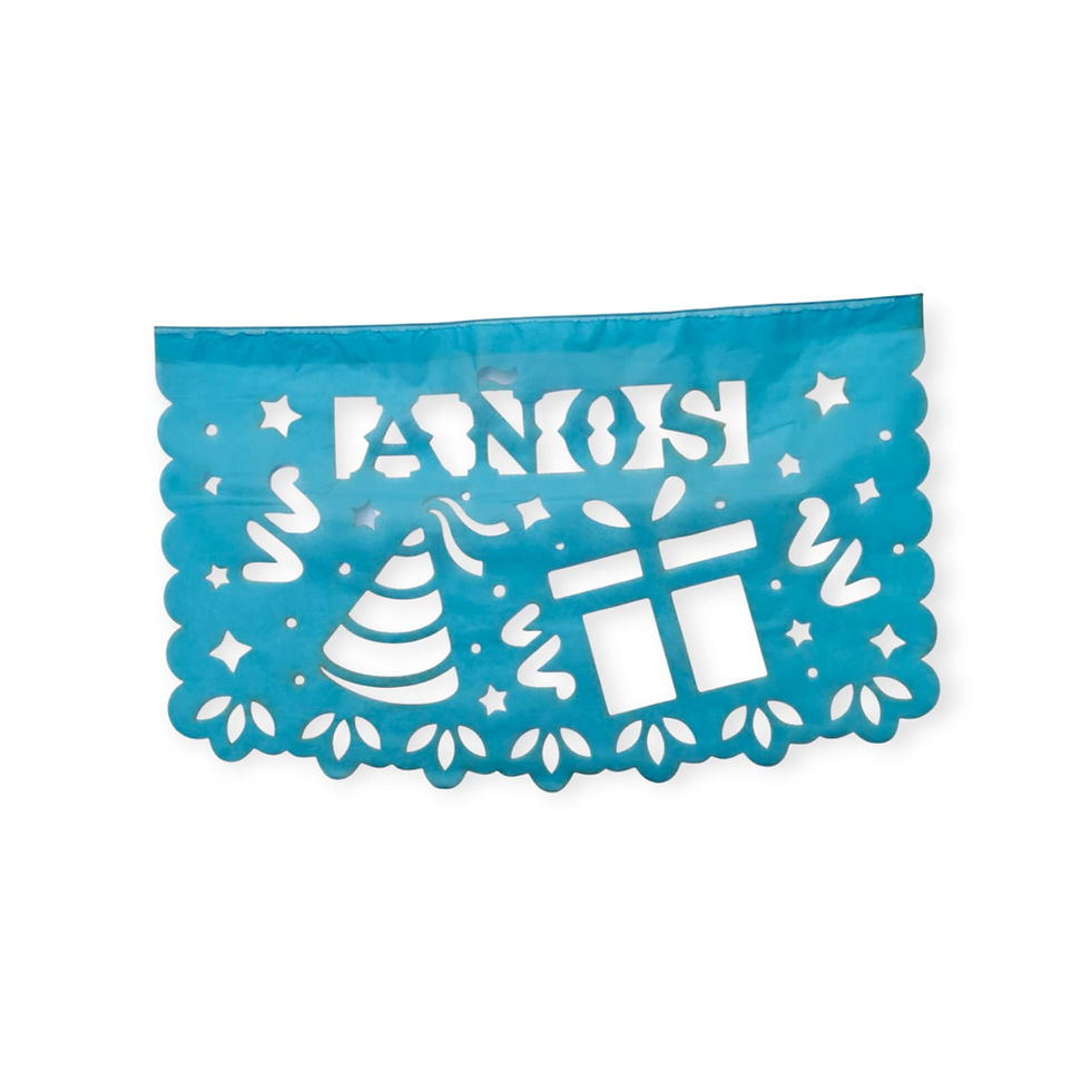 Miniatura: Guirnalda Mexicana Papel Cumpleaños 34x21 cm.  1 Tira 4,5 Mts.