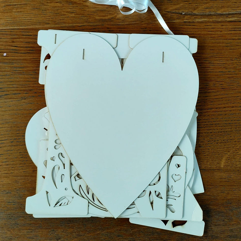 Miniatura: Letrero Mexicano Nuestra Boda Corazón Cartulina 15x18 cm. 1 Tira 2,5 Metros