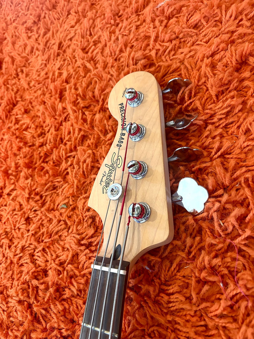 Thumbnail: Left Handed 2006 Fender Squier Standard Precision Bass
