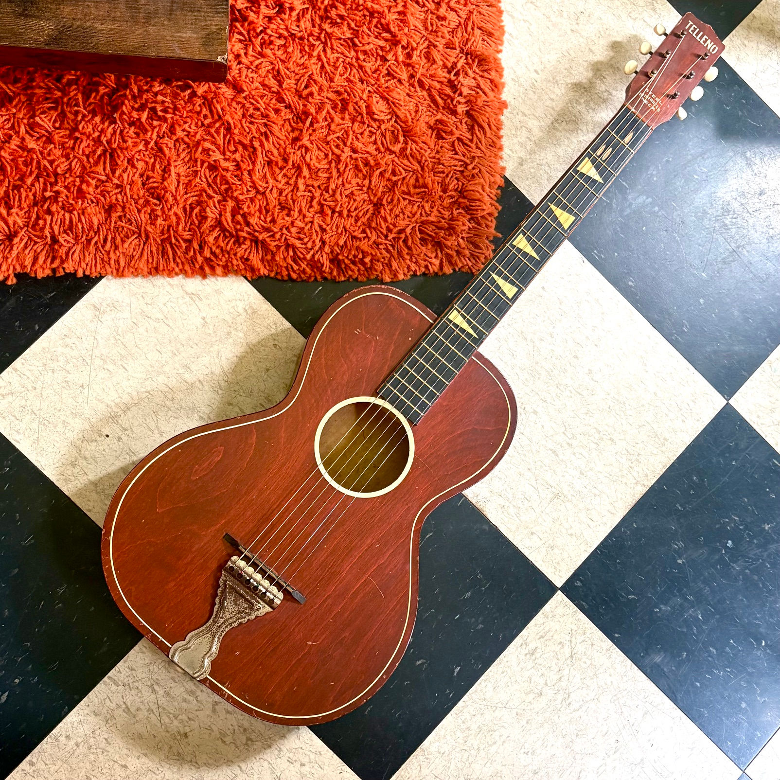 50's "Telleno" Parlor Guitar made by United Guitar Corporation