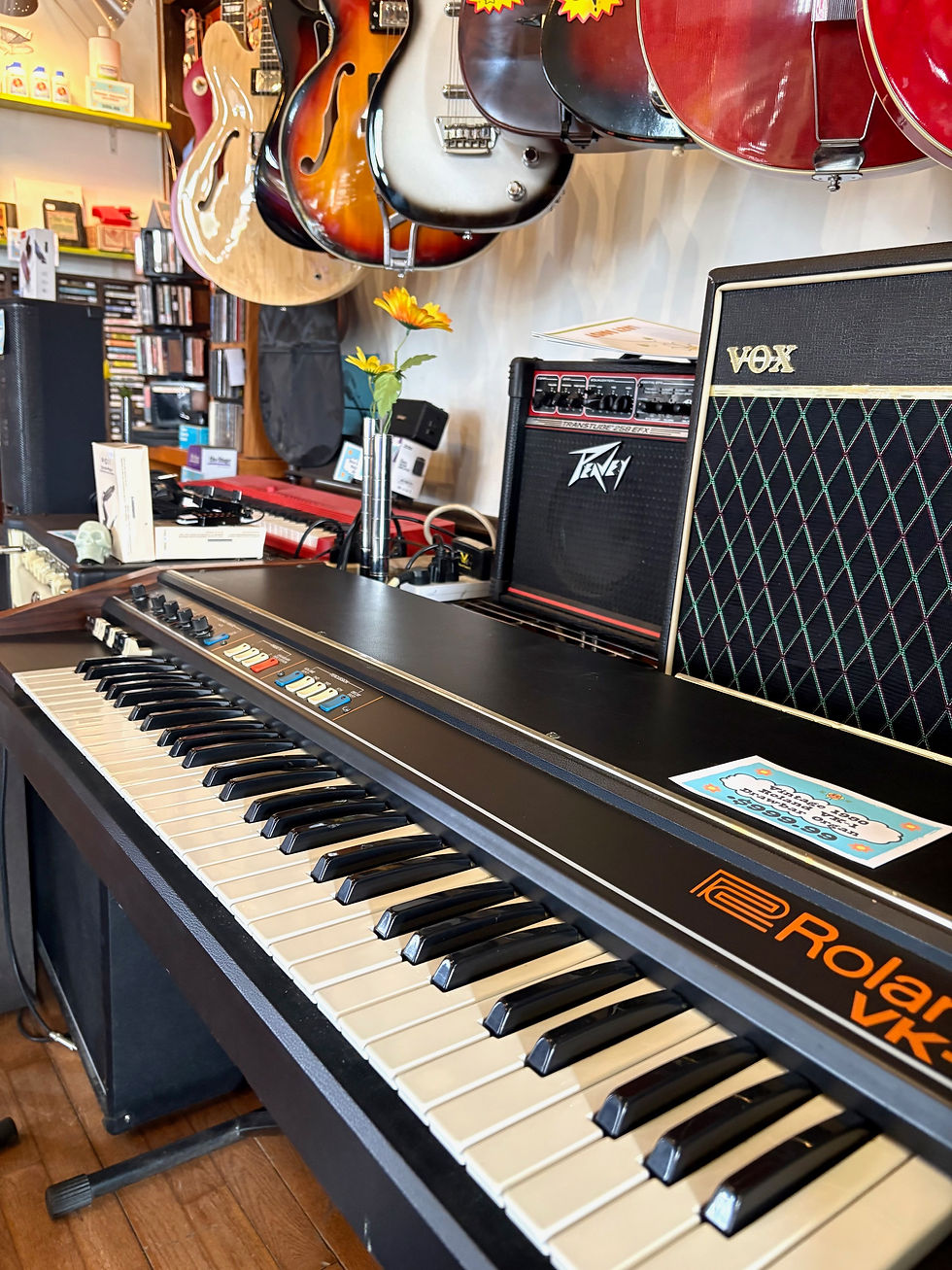Thumbnail: Vintage 1980 Roland VK-1 Drawbar Organ
