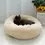 Thumbnail: Plush Cat Bed House Soft Round Cat Bed Winter Pet Dog