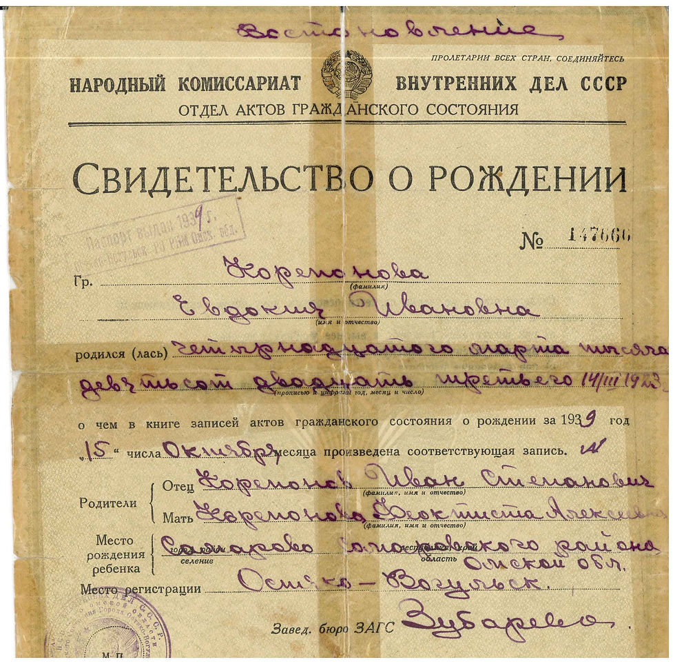 ГАХМАО. Ф. 410. Оп. 12. Д. 10.