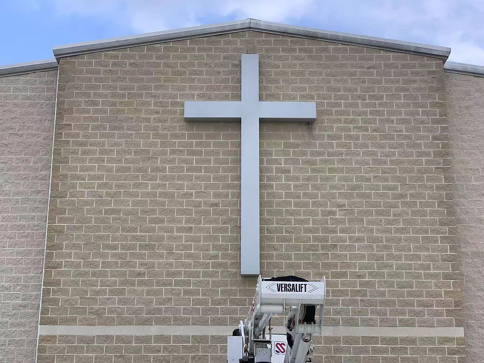 Backlit Sign Lights Change