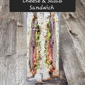 Roast Beef, Chutney and Salad Sandwich