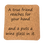 Thumbnail: True friend Funny Eco-Friendly Cork Drink Coaster