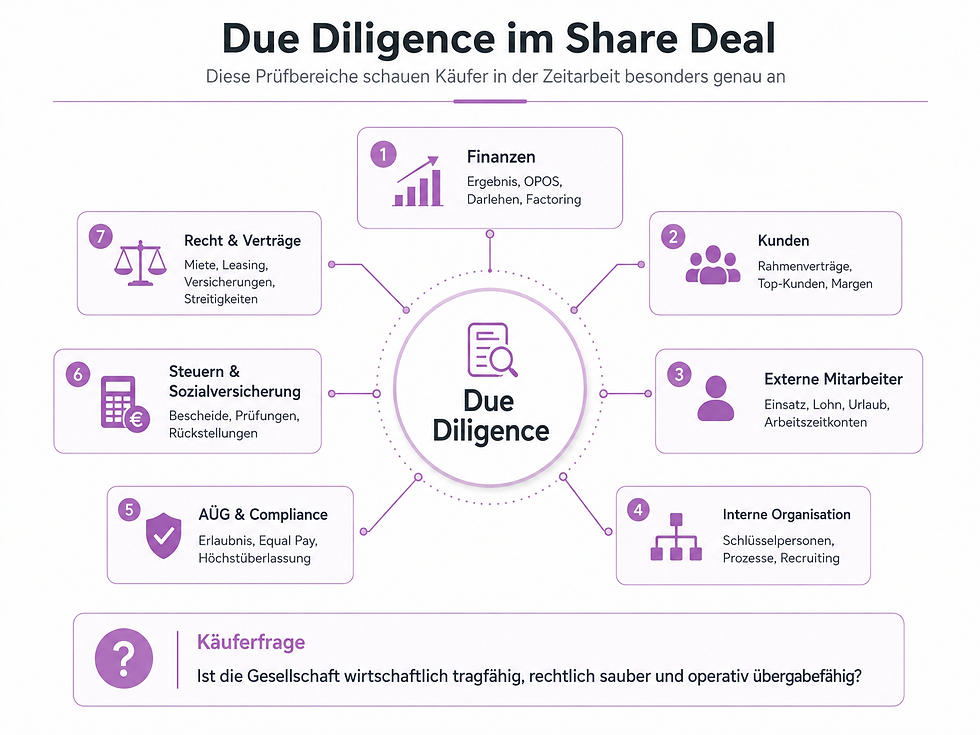 Due Diligence im Share Deal