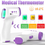 Thumbnail: Multifunction Thermometer Three-color Backlit Display Forehead Thermometer Digit