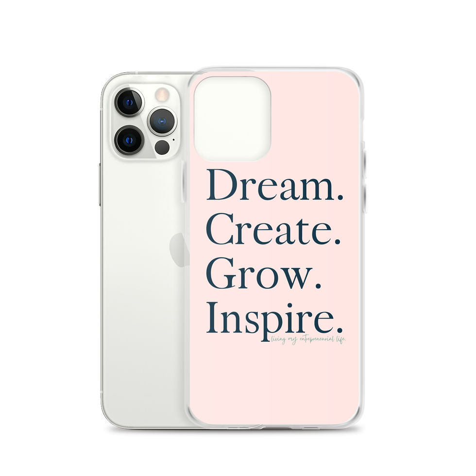 Thumbnail: Dream. Create. Grow. Inspire. Phone Case