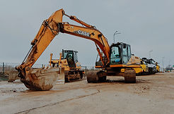 Bulldozers at the Site