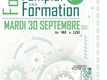 FORUM DES METIERS, DE L'EMPLOI ET DE LA FORMATION