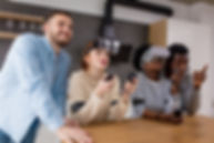 Group of people with VR Headset