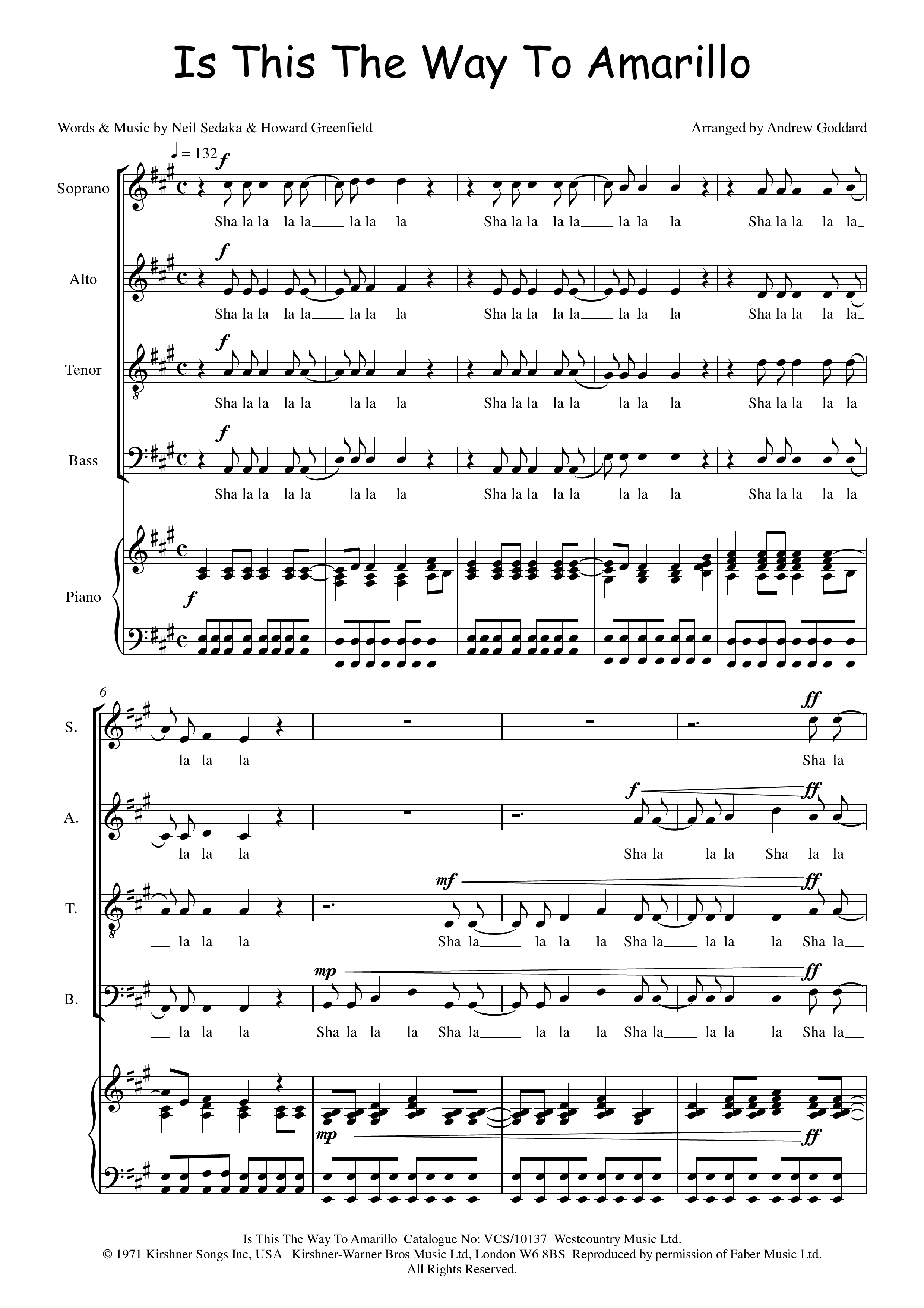 Is This The Way To Amarillo