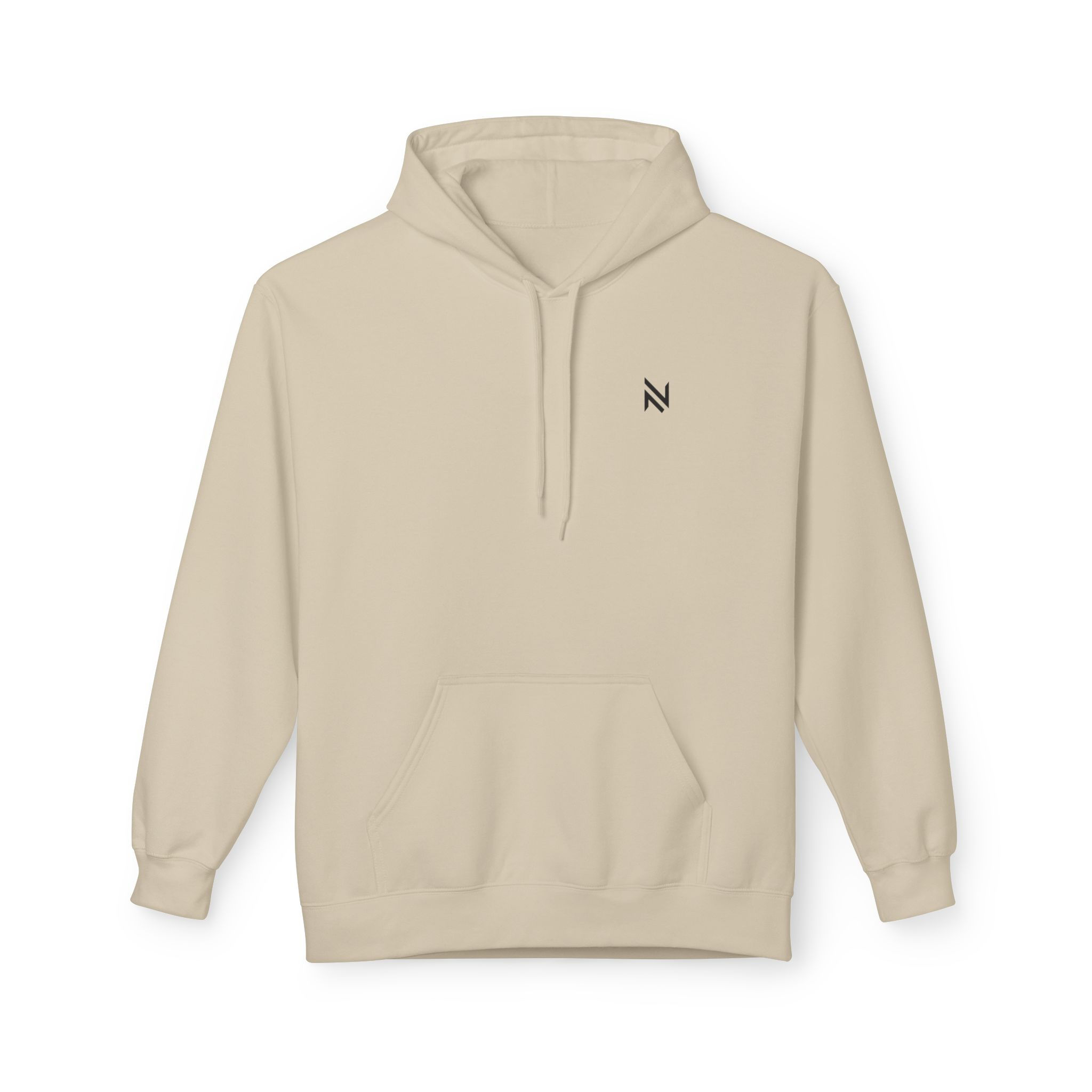 Neutral Sand Fleece Hoodie