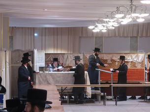 ספעציעלע זמני כניסה בחצה"ק וויזניץ פאר שנה ראשונה אינגעלייט נאך די חתונה