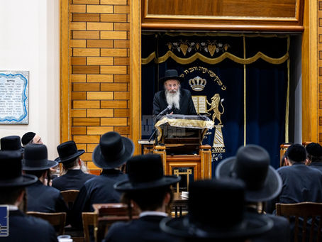 הגאון ר' מלכיאל קאטלער שליט"א ראש ישיבת לעיקוואד איז מספיד הגה"צ ר' מרדכי בעק זצ"ל ראש ישיבת תפארת משה