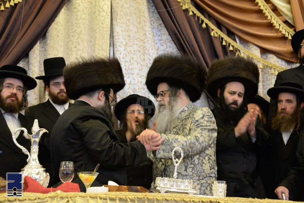 נאסטאלגיע • שמחת הברית לבן הנולד ביי אבד"ק סאטמאר ירושלים בראשות האד' מסאטמאר אין ירושלים | שבט תשע"ו