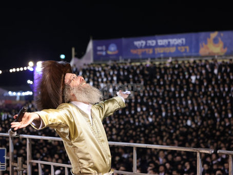 הדלקה רבתי בראשות הגה"צ ר' אלימלך בידערמאן שליט''א וועט ערשטמאליג פארקומען אין ירושלים עיה"ק במעמד אלפי ישראל