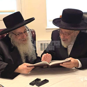 ווידיאו • האד' מצאנז קלויזענבורג איז מבקר חולה ביי האד' מליסקא אין בארא פארק