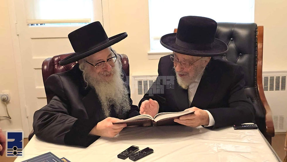 ווידיאו • האד' מצאנז קלויזענבורג איז מבקר חולה ביי האד' מליסקא אין בארא פארק