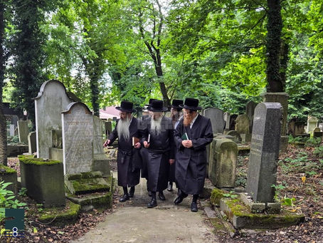 הגה"צ אבד"ק באבוב-45 שליט"א אויף א נסיעה צו די קברי אבות אין פולין | בילדער