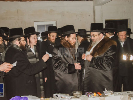 עלי' לציון פון הרה"ק רבי חיים שמואל מחאנטשין זי"ע ביומא דהילולא ח"י טבת צום ערשטן מאל זינט חורבן אייראפע