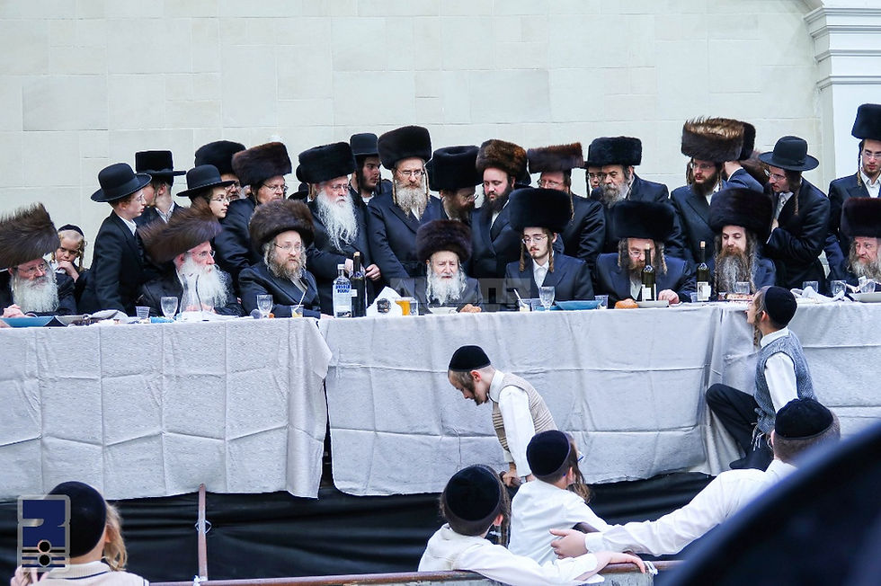וחסידים ברינה יגילו: שמחת נישואין פון החתן בן האד' מאמשינאוו בית שמש עב"ג הכלה נכדת האד' מאמשינוב