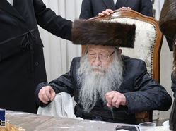 שמחת השבע ברכות אין ירושלים לנכד האד' מנדבורנא צפת | בילדער גאלעריע