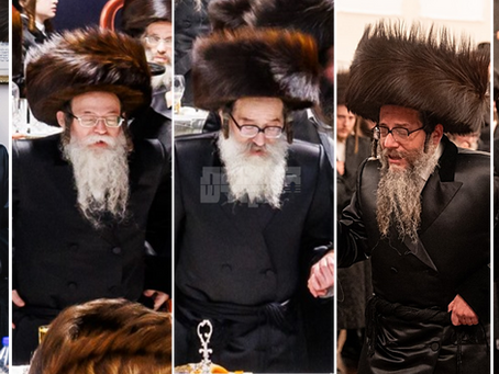 נסים לאבותינו: רוישיגע הכנות צו 'פינף' מעמדים גדולים "סעודת מוצש"ק נחמו בחצרות כ"ק האדמורי"ם לבית סקולען שליט"א