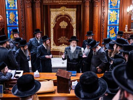 האד' מדזיקוב וויזניץ צוגאסט אין בארא פארק; הונדערטער מיטגעהאלטן שיינעם שבת בצל הקודש