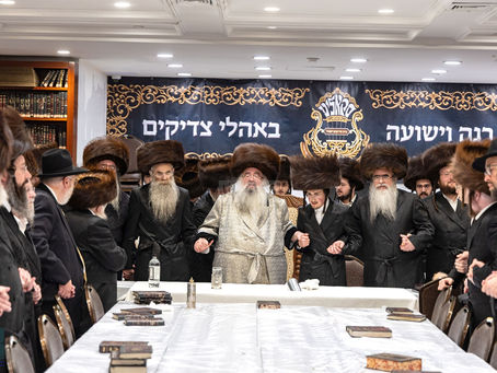 הערליכע שבת של שמחה ביים שבת עלייה לתורה פון החתן בנו הצעיר פון האד' מסקאליע | בילדער