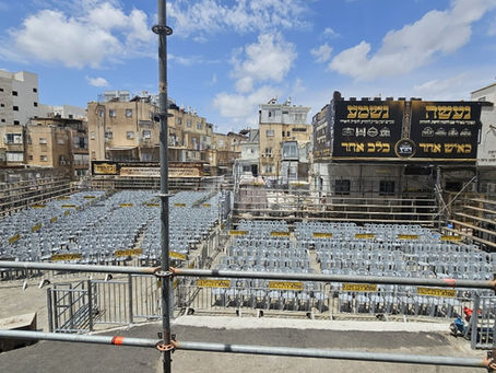 מחר יהיה האות הזה: לעצטע הכנות אין קרית וויזניץ צום היסטארישן הכנסת ספר תורה פון האד' מוויזניץ