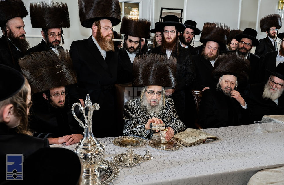 שיינעם שמחת החתונה אין מאנסי פון נכד הרה"ק בעל ברך משה מסאטמאר זי"ע