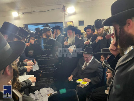 גרויס התעוררות ביומא דהילולא פון הרה"ק רבי אהר'לע קאזניצער זי"ע אין זעליחוב פולין