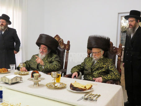 געהויבענע שמחת ברית מילה פון נכד האדמור"ים מוויזניץ און סערט וויזניץ