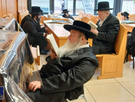 אנטווערפן: תשעה באב בחצר הקודש צאנז זמיגראד