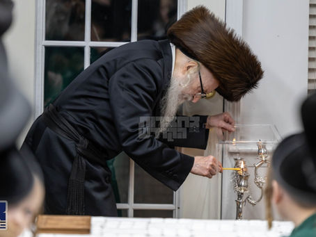 חנוכה בצל כ"ק אדמו"ר מסערדאהעלי שליט"א | גאלעריע