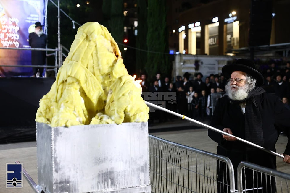 ל"ג בעומר בצילו פונעם ראש הישיבה הגאון רבי שאול אלתר שליט"א | בילדער גאלעריע