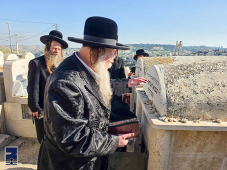 הילולא קדישא פון הרה"ק בעל האמרי אש ממודזיץ זצ"ל ביי נכדו האד' מקוזמיר | בילדער גאלעריע