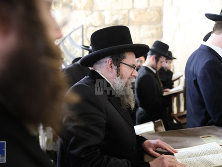 לעלות ולראות: פילע אדמור"ים ורבנים מתפלל געווען ביים כותל המערבי אלס השלמה צום יו"ט שבועות