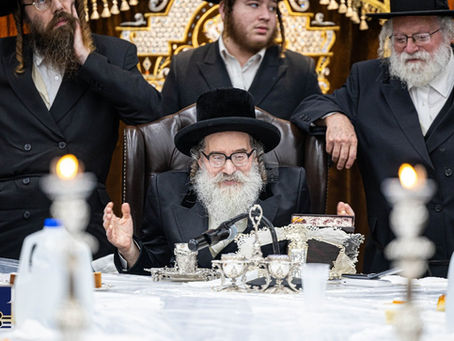 סעודת הילולא פון הרה"ק בעל נועם אליעזר מסקולען זי"ע ביי נכדו האד' מסקולען מאנסי | בילדער גאלעריע