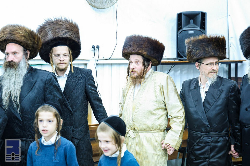 ערשטער יום טוב סוכות ביי כ"ק אדמו"ר מלעלוב בר אילן שליט"א