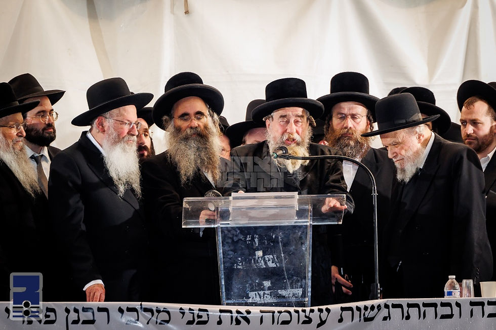 האד' מראחמיסטריווקא ארויסגעפארן קיין ניו יארק זיך אנצושליסן מיט דעלעגאציע גדולי הדור לטובת "קרן עולם התורה"