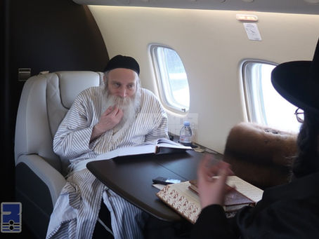 הגה"צ רבי יצחק מאיר מארגנשטערן האד' מתורת חכם ארויסגעלאזט אויף ערשטמאליגער נסיעה קיין מאראקא