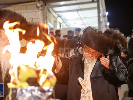 יערליכע "שבת התאחדות" בראשות האד' מטעמישוואר ביים ציון הרשב"י אין אתרא קדישא מירון
