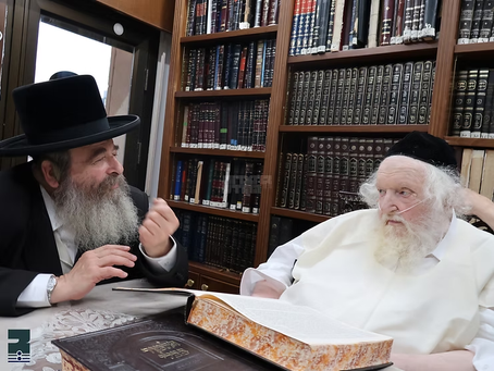 אדמור"ים ורבנים באזוכן בקודש פנימה ביים פוסק הדור הגר"מ שטערנבוך שליט"א