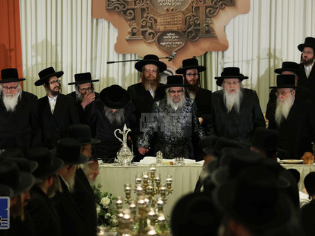 גרויסן כינוס חסידי סאטמאר אין מאנטריאל וסיום מסכת שבת במסגרת חבורת "תורתך שעשועי"