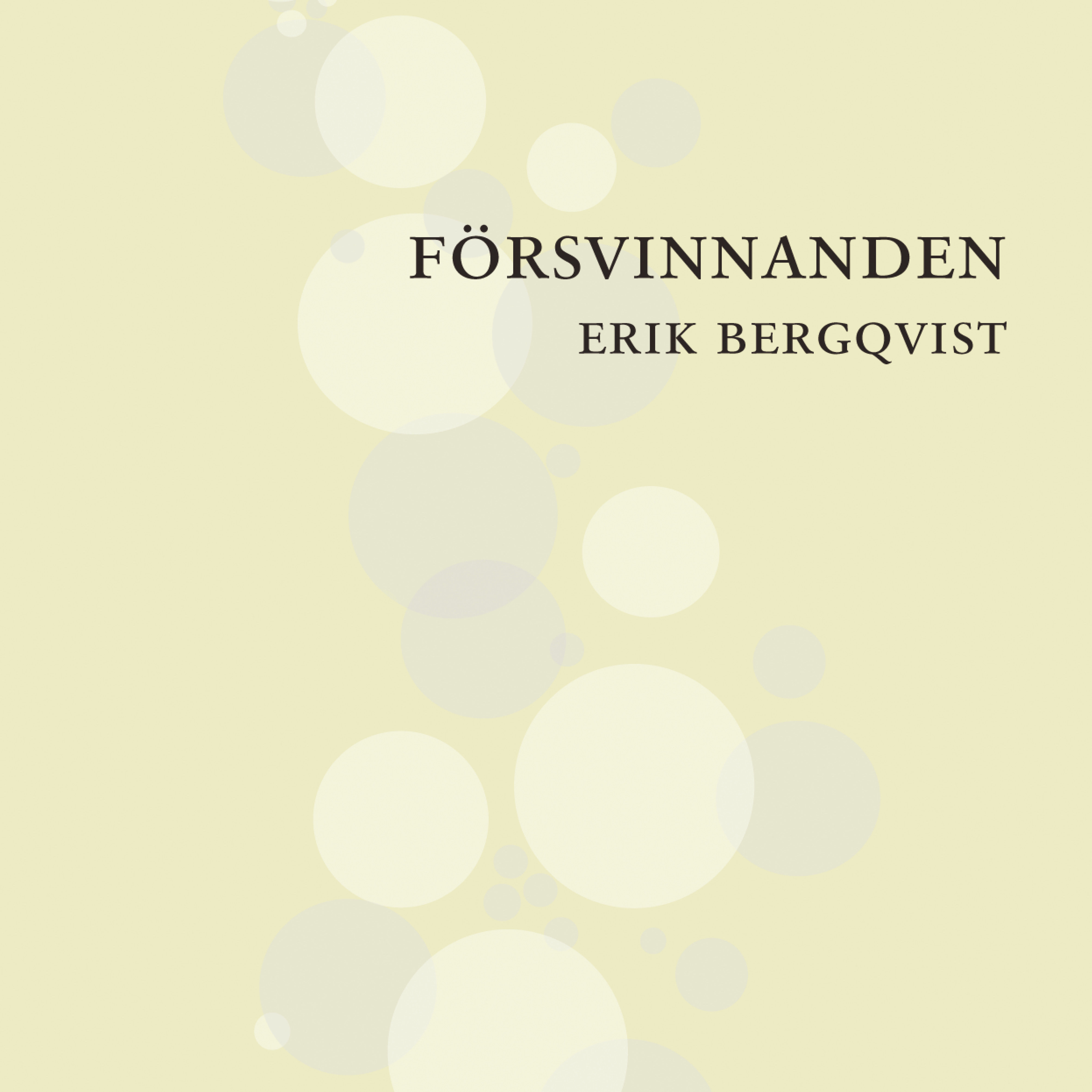 Försvinnanden - av Erik Bergqvist