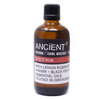 spicy massage and bath oil