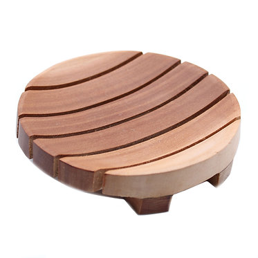 modern soap stand wooden